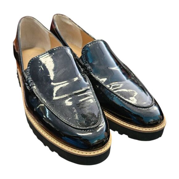 Franco Sarto Balin Black Platform Loafers Womens Size 8 New No Box - Picture 5 of 8